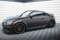 Maxton Design Street+ Seitenschweller Leisten passend für Audi TT S / TT S-Line 8S Facelift schwarz Hochglanz