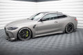 Maxton Design Prepreg Carbon Seitenschweller Flaps passend für BMW M4 G82 / G82 Facelift
