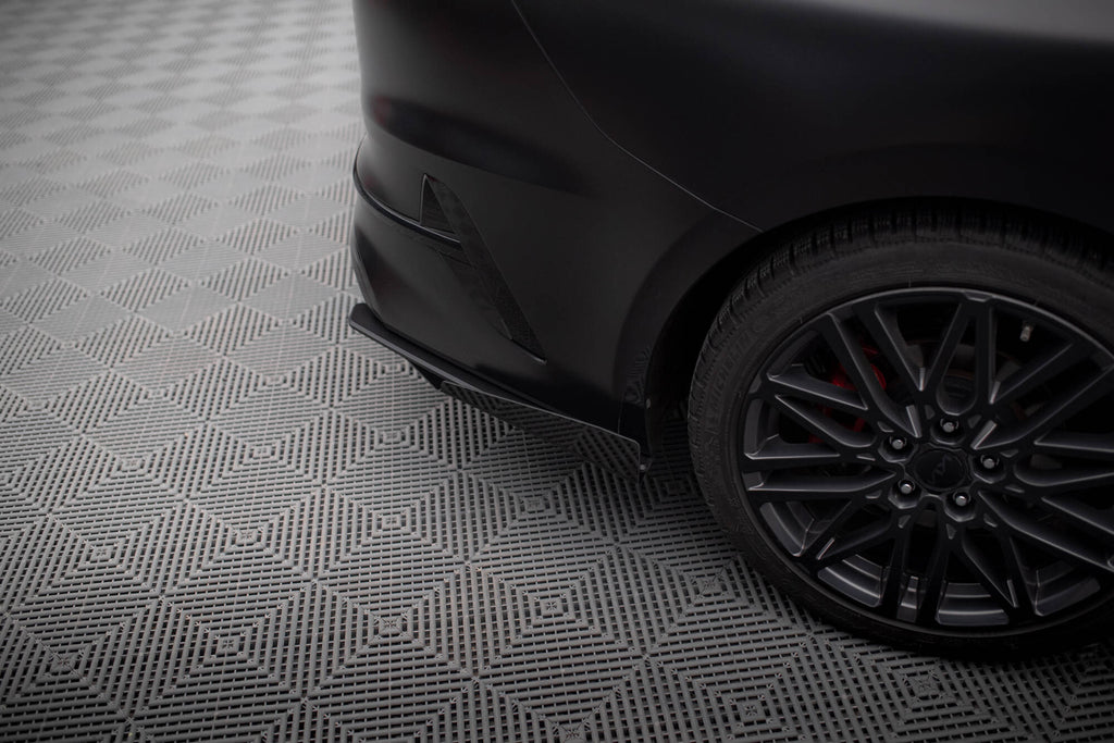 Maxton Design Street Pro Heck Ansatz Flaps Diffusor + Flaps passend für Kia Proceed GT Mk1 Facelift schwarz Hochglanz
