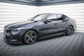 Maxton Design Street+ Seitenschweller Leisten V.2 passend für BMW 5er M-Paket Limousine / Touring G60 / G61 schwarz Hochglanz