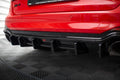 Maxton Design Diffusor Heck Ansatz passend für Audi RS4 B9 / B9 Facelift schwarz Hochglanz