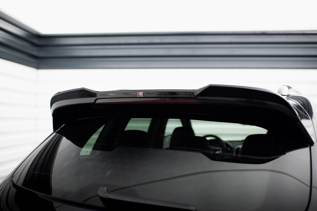 Maxton Design Spoiler CAP 3D passend für Porsche Cayenne Mk2 Facelift schwarz Hochglanz