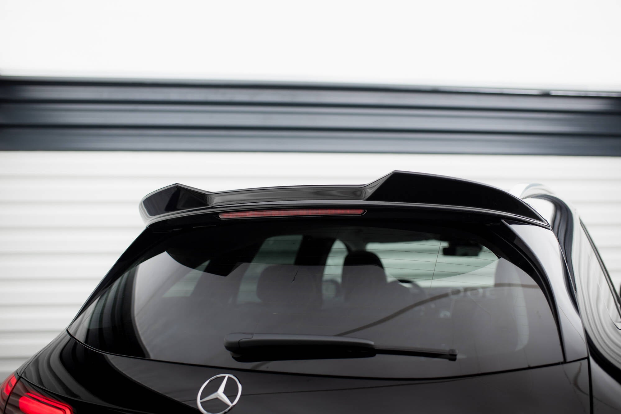 Maxton Design Spoiler CAP 3D passend für Mercedes-Benz GLC AMG-Line X254 schwarz Hochglanz