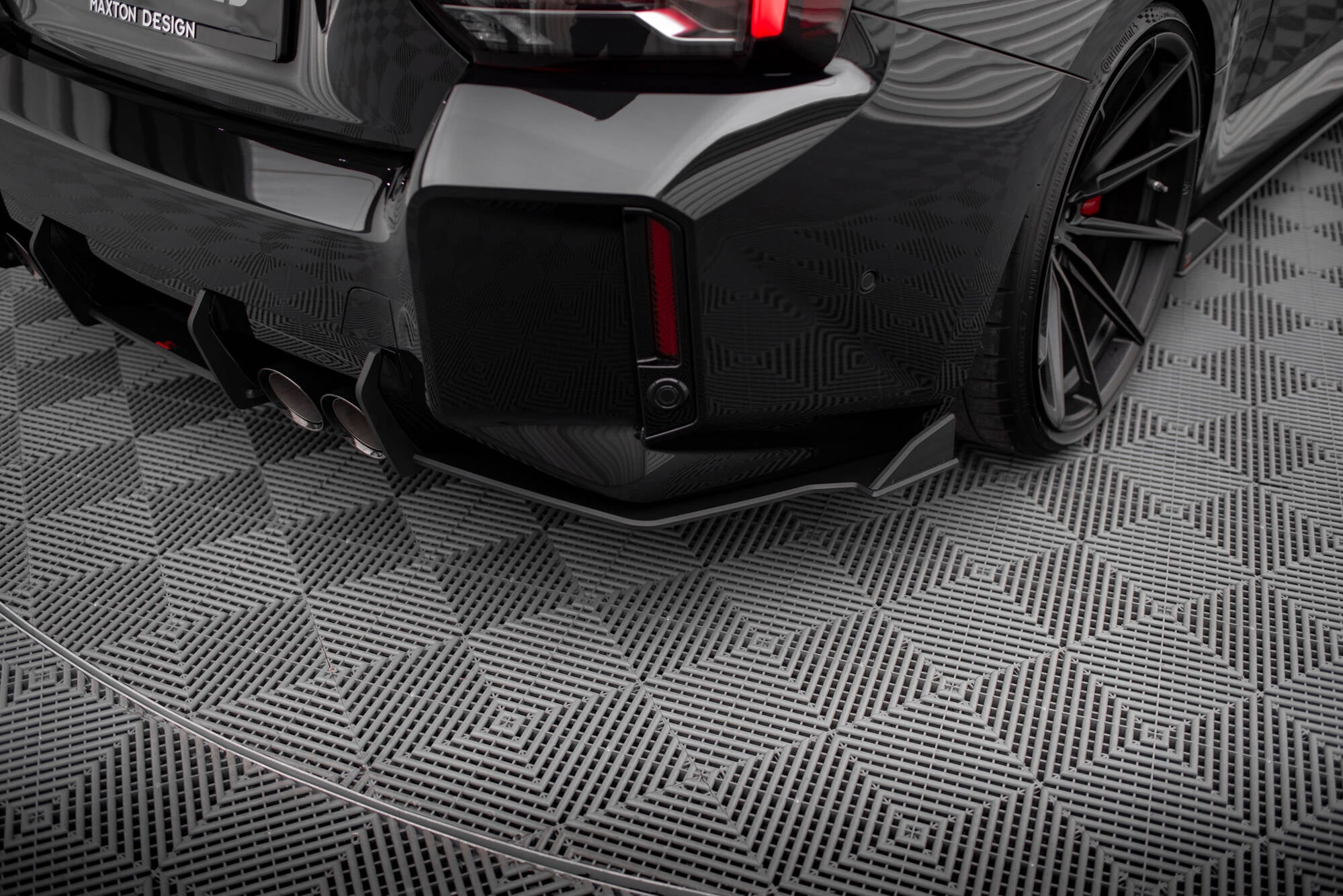 Maxton Design Street Pro Heck Ansatz Flaps Diffusor V.2 passend für BMW M2 G87