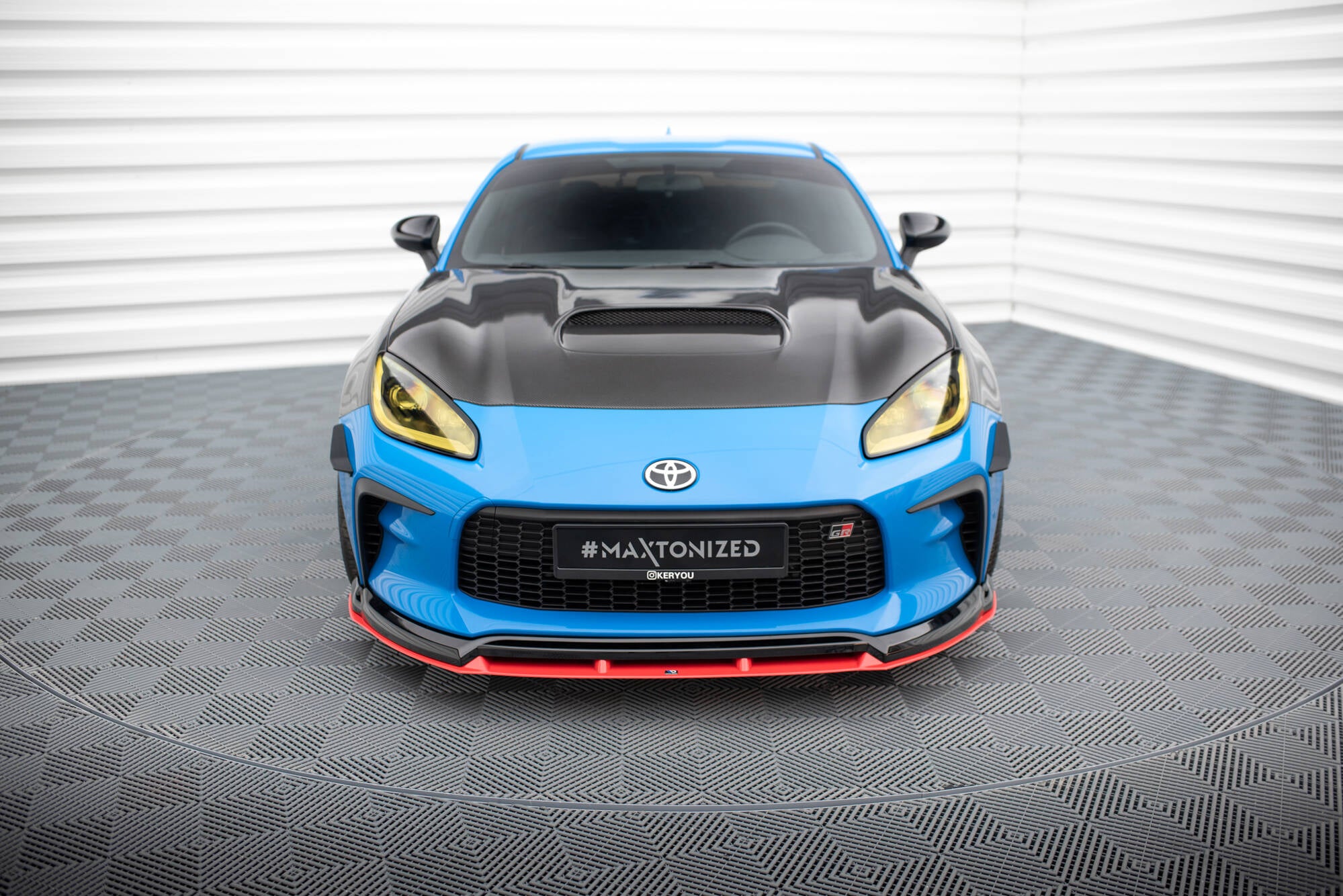Maxton Design Street+ Spoilerlippe Front Ansatz V.2 passend für Toyota GR86 Mk1