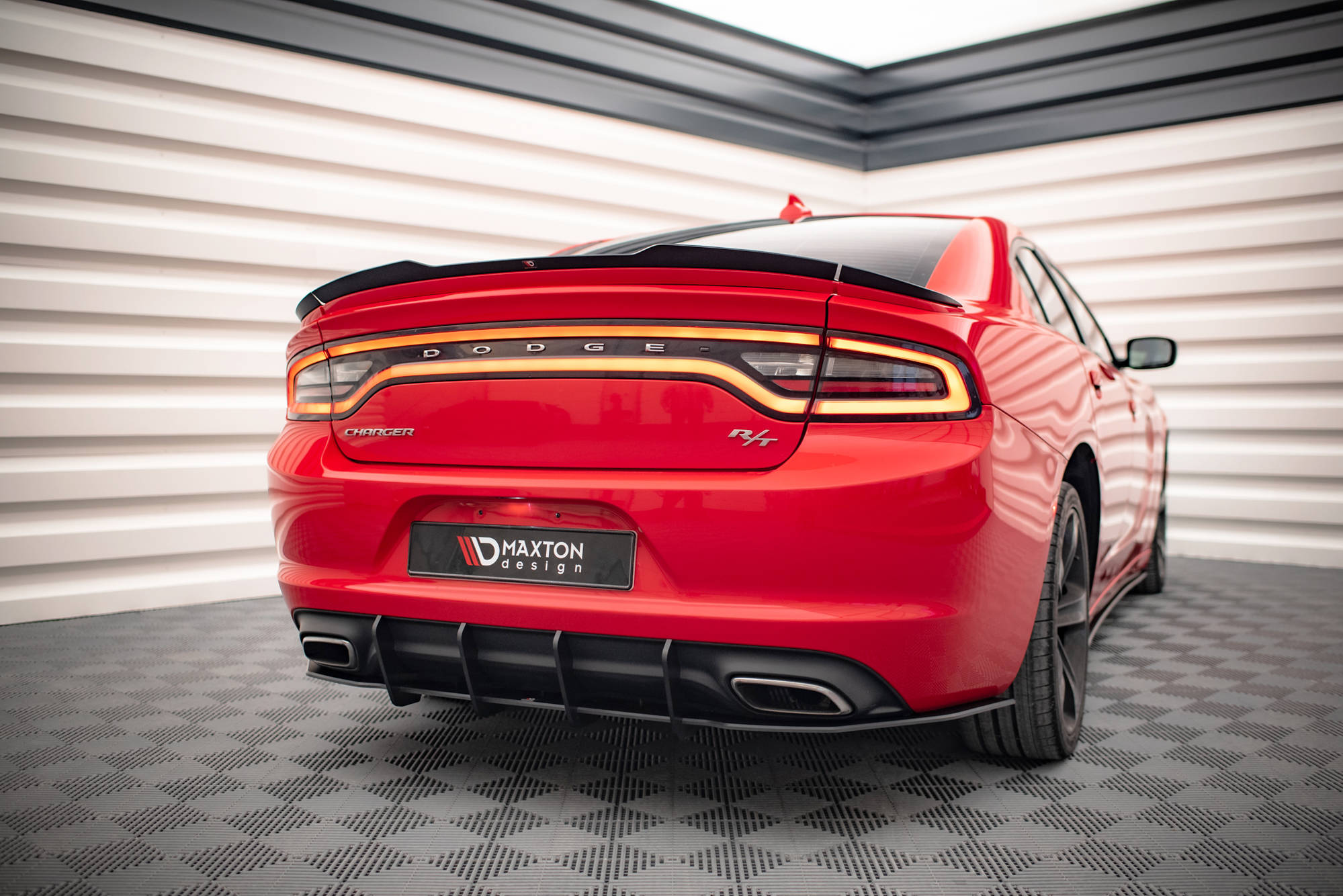 Maxton Design Street Pro Heckschürze passend für Dodge Charger RT Mk7 Facelift