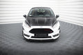 Maxton Design Street+ Spoilerlippe Front Ansatz V.3 passend für Ford Fiesta ST Mk7 FL schwarz Hochglanz