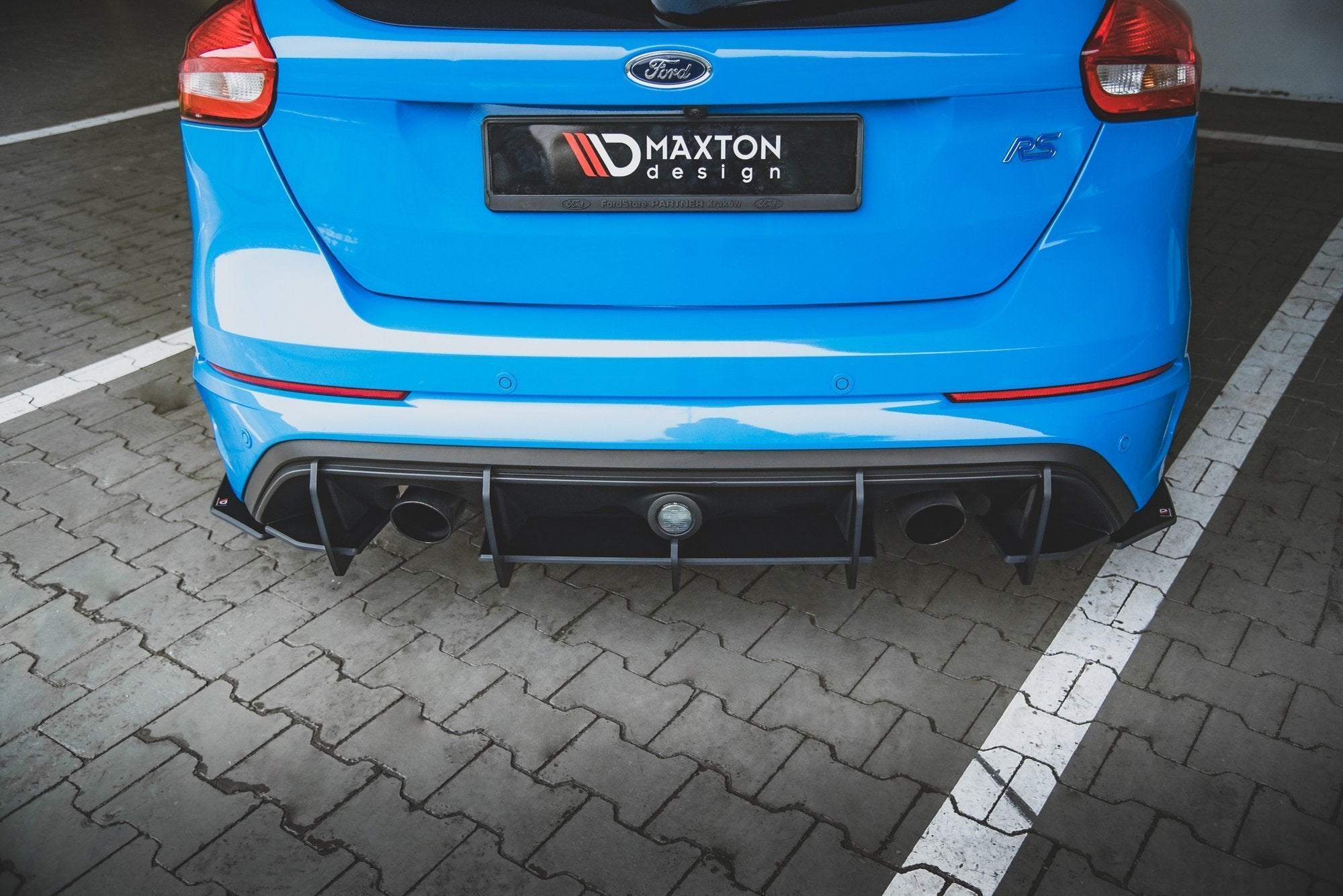 Maxton Design Street Pro Heckschürze V.1 passend für Ford Focus RS Mk3