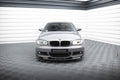 Maxton Design Street+ Spoilerlippe Front Ansatz V.2 passend für BMW 1er M-Paket E82 schwarz Hochglanz