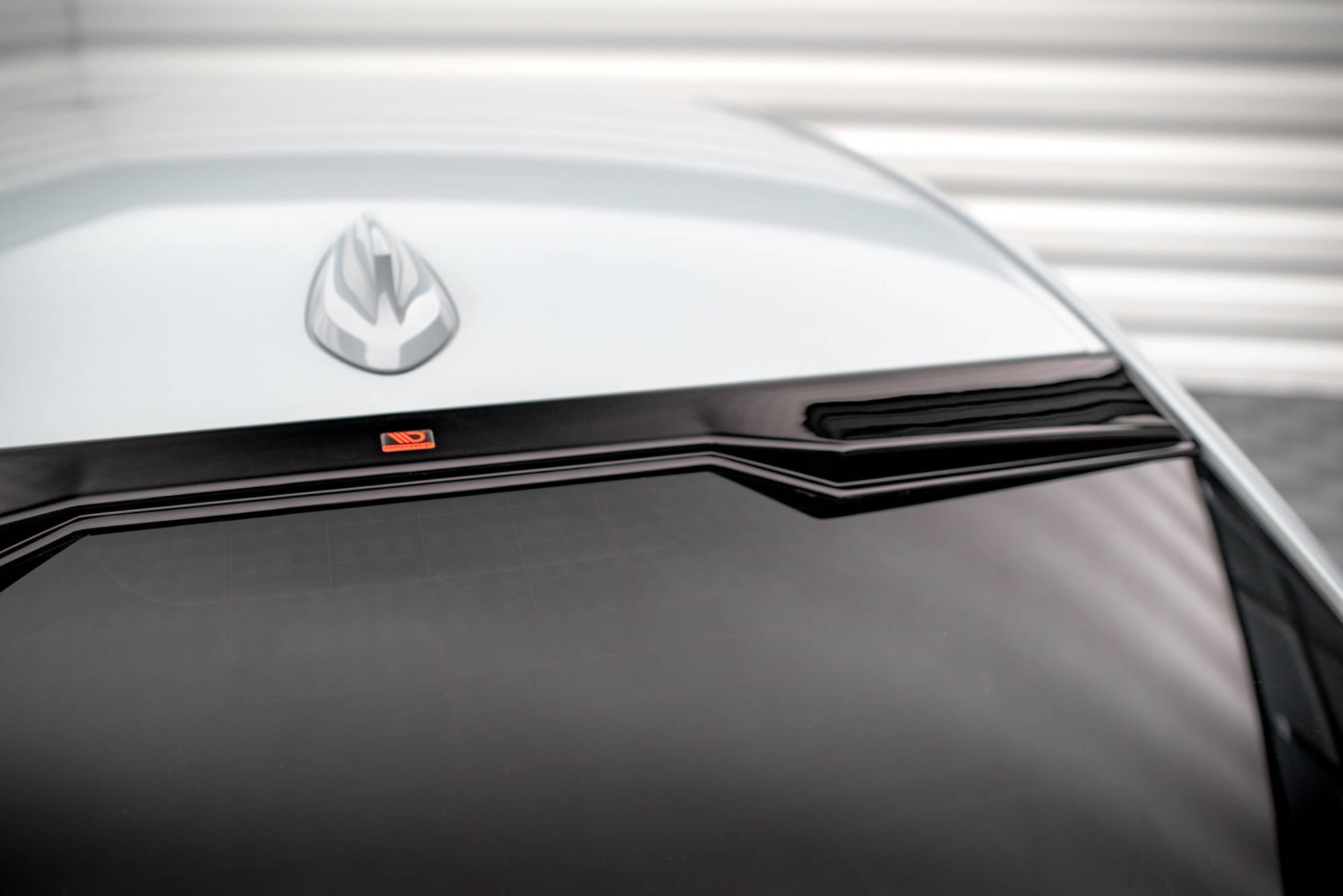 Maxton Design Heckscheiben Spoiler passend für BMW 2 Coupe G42 / M2 G87 schwarz Hochglanz