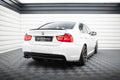 Maxton Design Heck Ansatz Flaps Diffusor passend für BMW 3er E90 M Paket schwarz Hochglanz