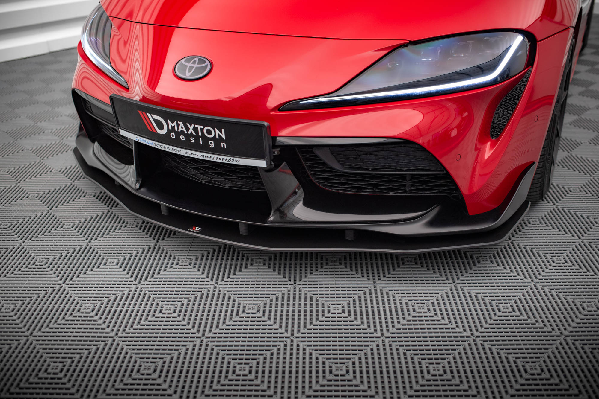Maxton Design Street Pro Street+ Spoilerlippe Front Ansatz passend für Toyota Supra Mk5