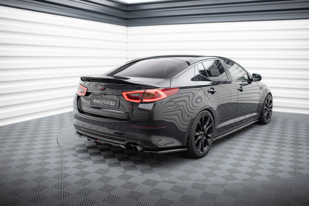 Maxton Design Street+ Mittlerer Diffusor RACE passend für Kia Optima Mk3 schwarz Hochglanz