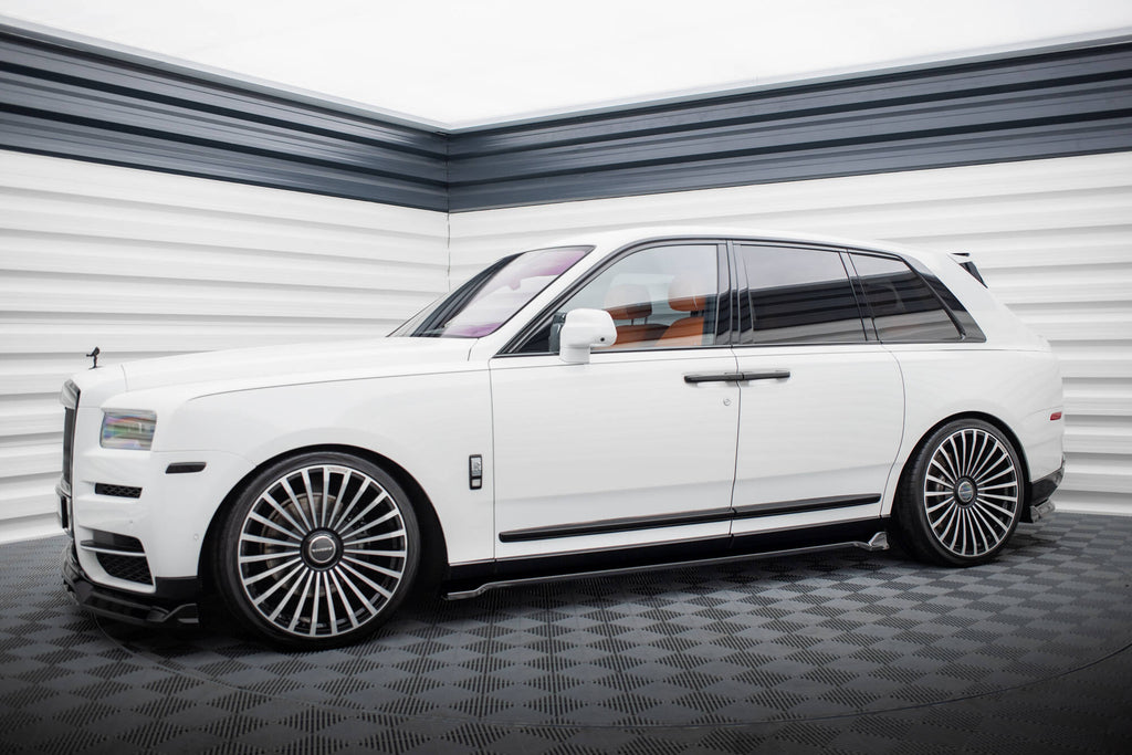 Maxton Design Street+ Seitenschweller Leisten passend für Rolls Royce Cullinan schwarz Hochglanz
