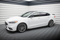 Maxton Design Seitenschweller Flaps passend für Ford Mondeo Sport Mk5 Facelift / Fusion Sport Mk2 Facelift schwarz Hochglanz