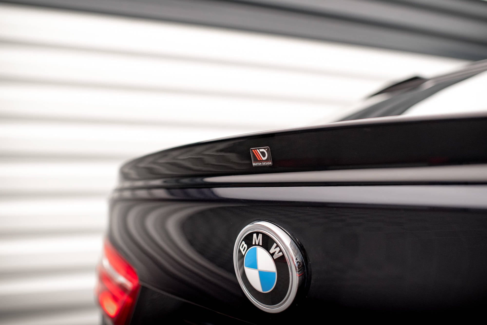 Maxton Design 3D Spoiler CAP V.2 passend für BMW X6 F16 M-Paket / X6 M F86 schwarz Hochglanz