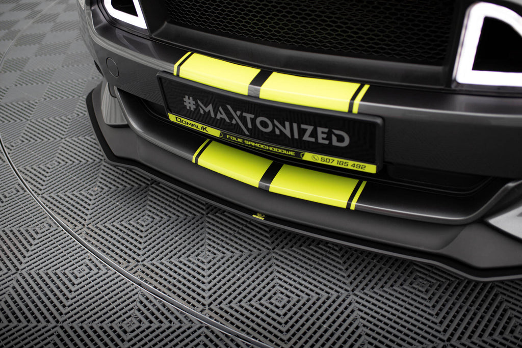 Maxton Design Street Pro Street+ Spoilerlippe Front Ansatz passend für Ford Mustang GT Mk6