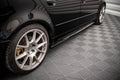 Maxton Design Street+ Seitenschweller Leisten passend für Seat Exeo schwarz Hochglanz