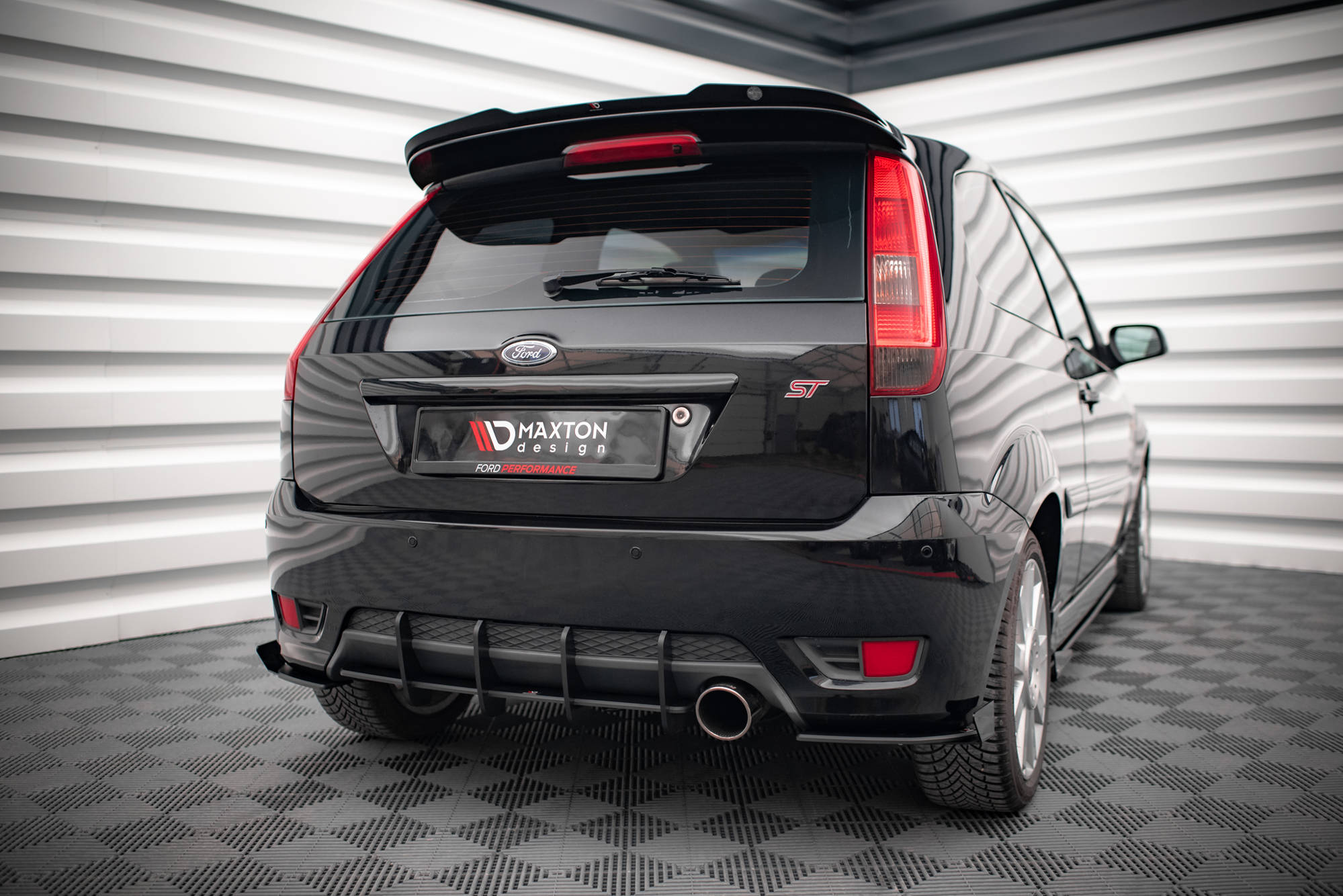 Maxton Design Street Pro Heckschürze passend für Ford Fiesta ST Mk6