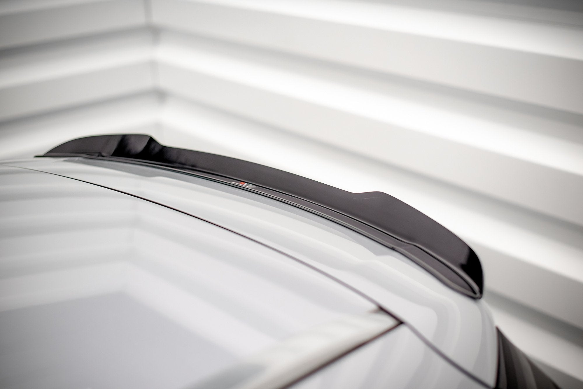 Maxton Design Spoiler CAP passend für Mercedes-Benz C Kombi S205 schwarz Hochglanz
