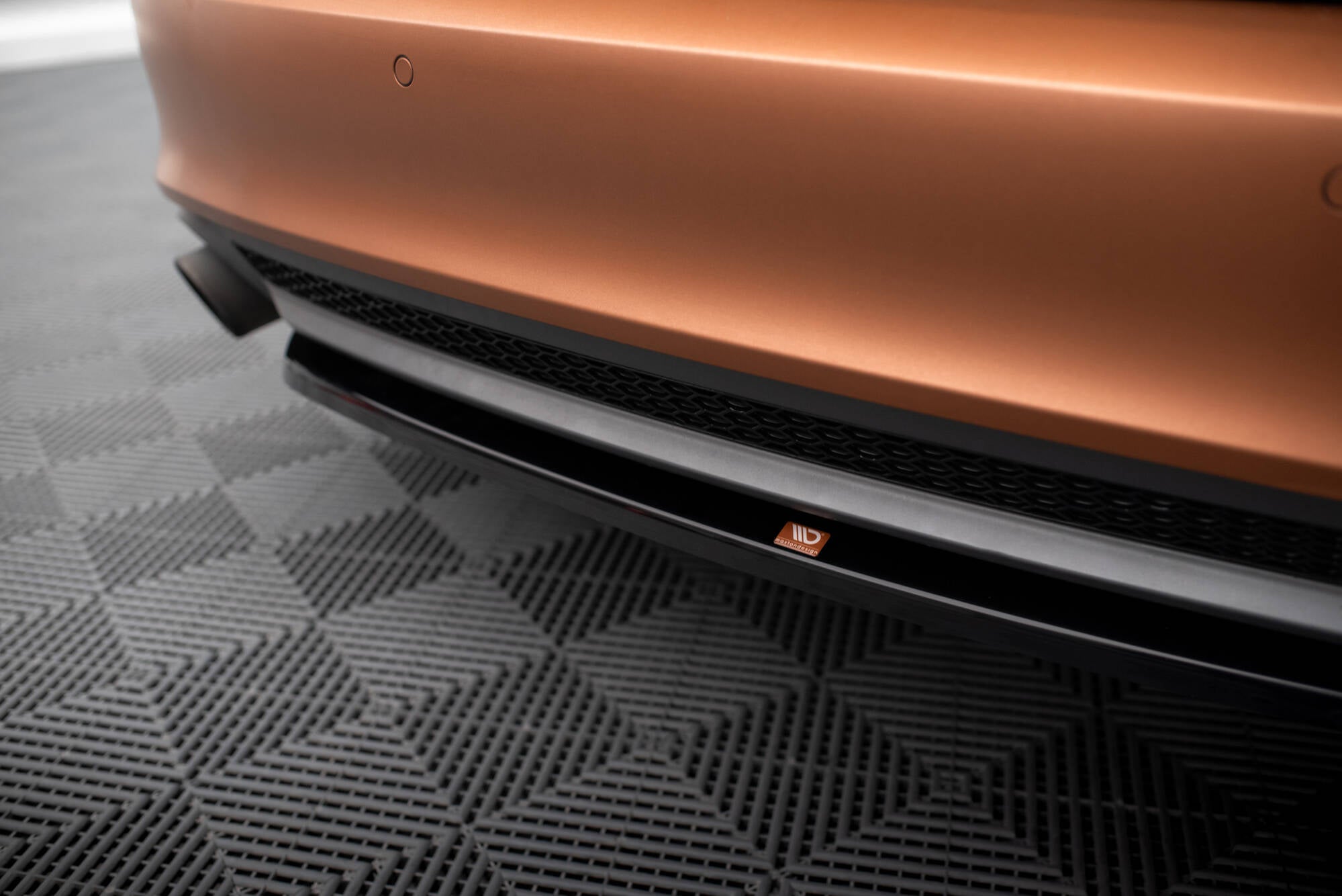 Maxton Design Heckansatz Audi A7 S-Line C7 schwarz Hochglanz für Audi A7