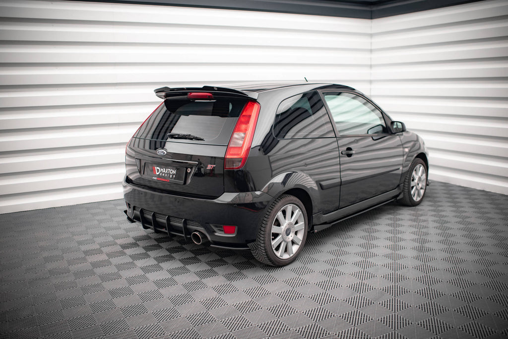 Maxton Design Street Pro Heck Ansatz Flaps Diffusor + Flaps passend für Ford Fiesta ST Mk6 schwarz Hochglanz