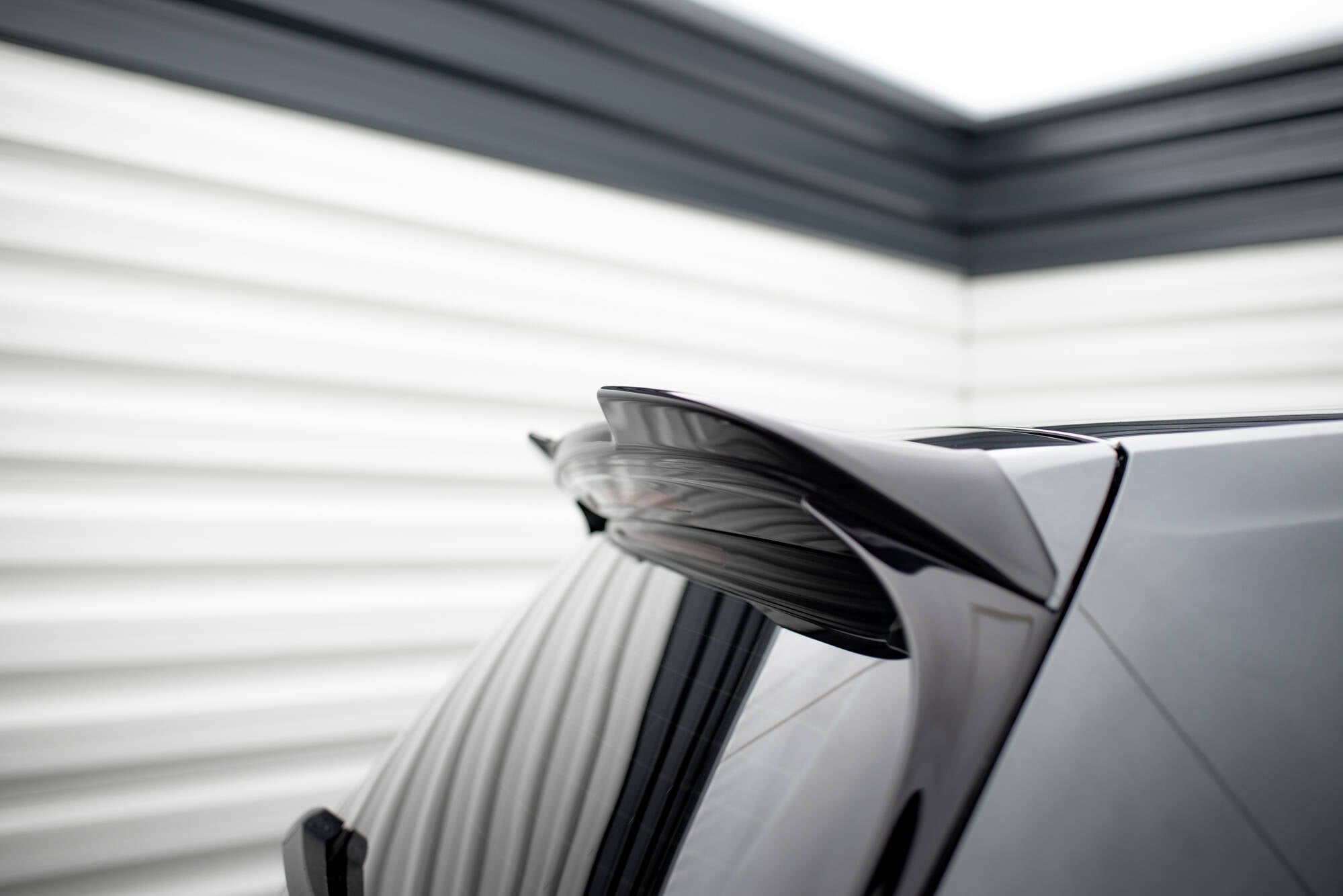 Maxton Design Spoiler CAP 3D passend für VW Golf R / R-Line / GTI / GTD Mk7 / Mk7 Facelift schwarz Hochglanz