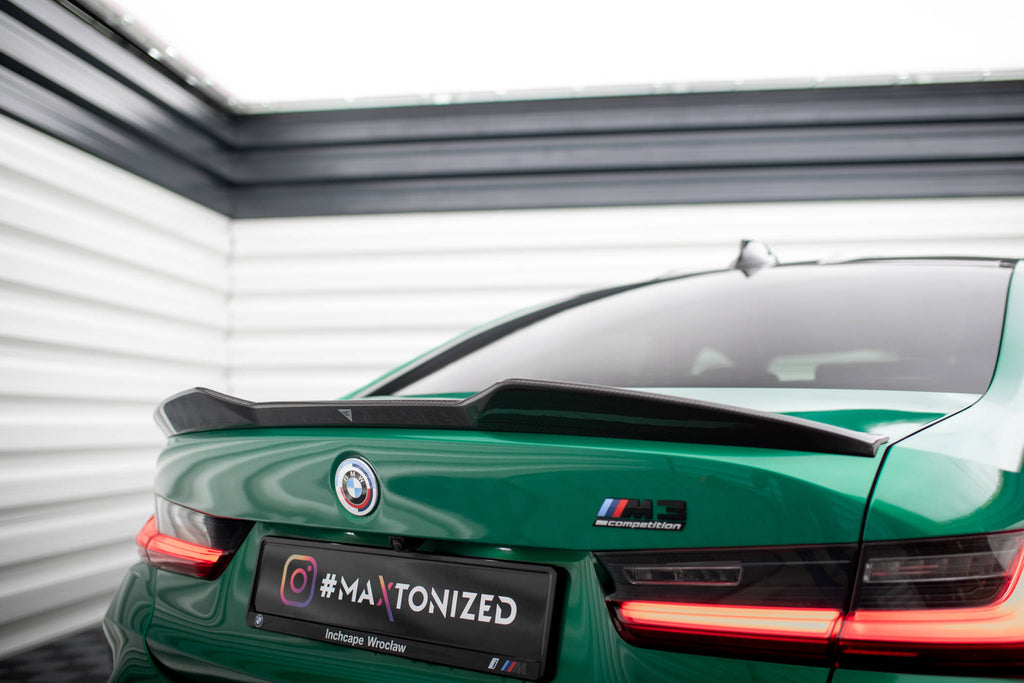 Maxton Design Prepreg Carbon Fiber Heckklappenspoiler BMW M3 G80 / M340i G20 / 3 M-Paket G20 / 3 Standard G20 für BMW 3er G20