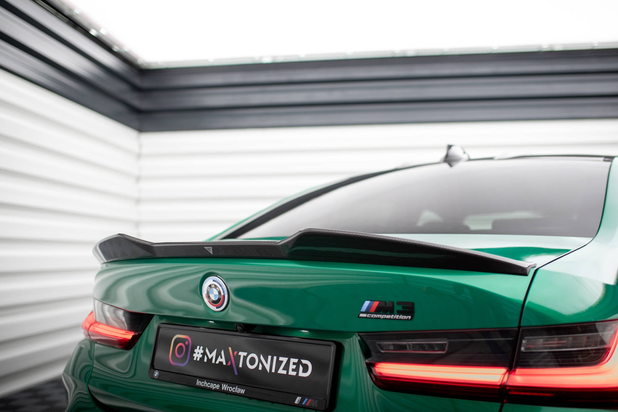 Maxton Design Prepreg Carbon Fiber Heckklappenspoiler BMW M3 G80 / M340i G20 / 3 M-Paket G20 / 3 Standard G20 für BMW 3er G20