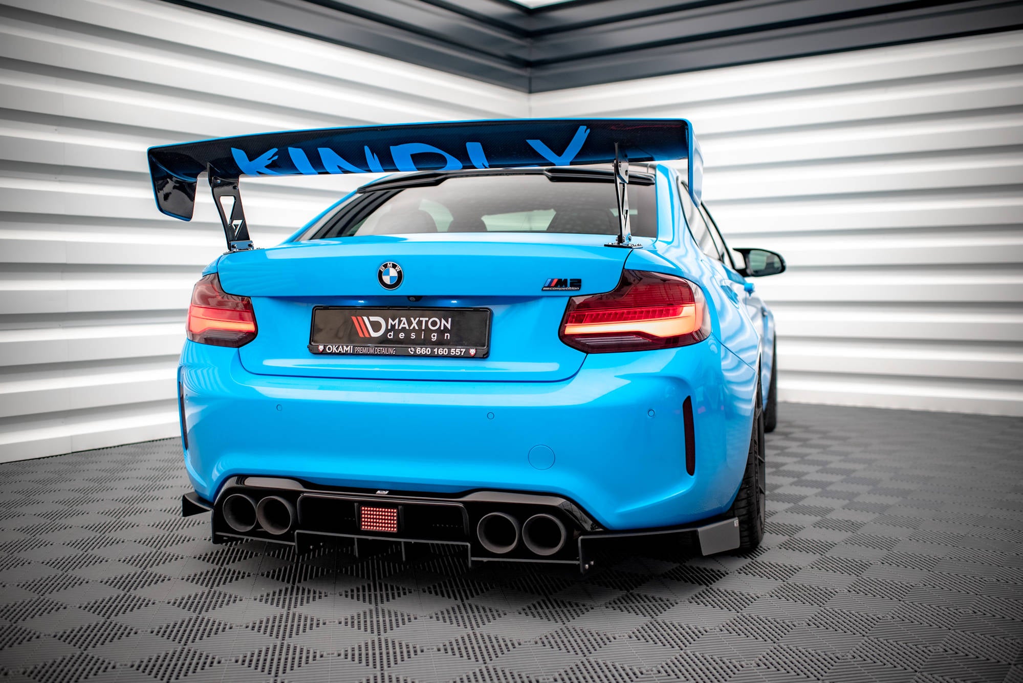 Maxton Design Heckschürze passend für Racing BMW M2 F87