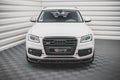 Maxton Design Street+ Spoilerlippe Front Ansatz passend für Audi SQ5 / Q5 S-Line Mk1 (8R) schwarz Hochglanz