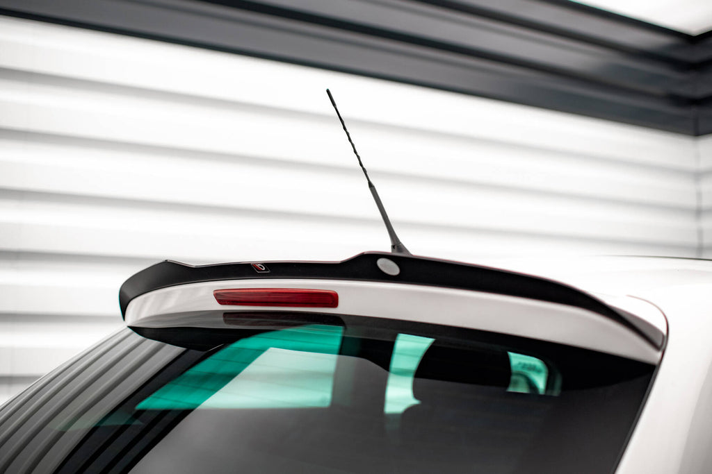 Maxton Design Spoiler CAP passend für Seat Ibiza FR SC Mk4 Facelift schwarz Hochglanz