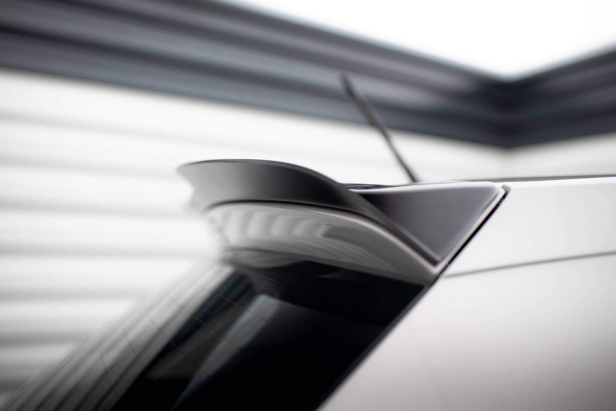 Maxton Design Spoiler CAP passend für Skoda Fabia Hatchback Mk3 schwarz Hochglanz