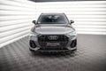 Maxton Design Street+ Spoilerlippe Front Ansatz V.3 passend für Audi Q3 Sportback / SUV S-Line F3 schwarz Hochglanz