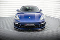 Maxton Design Street+ Spoilerlippe Front Ansatz V.1 passend für Porsche Panamera E-Hybrid 971 Facelift schwarz Hochglanz