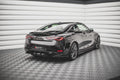 Maxton Design Heck Ansatz Flaps Diffusor passend für Infiniti Q60 S Mk2 schwarz Hochglanz