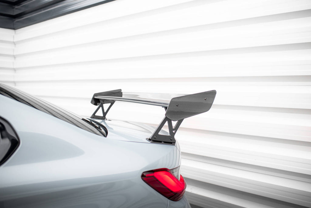 Maxton Design Carbon Spoiler With External Brackets Uprights + LED BMW M3 G80 / M340i G20 / 3 M-Paket G20 / 3 Standard G20 für BMW 3er G20