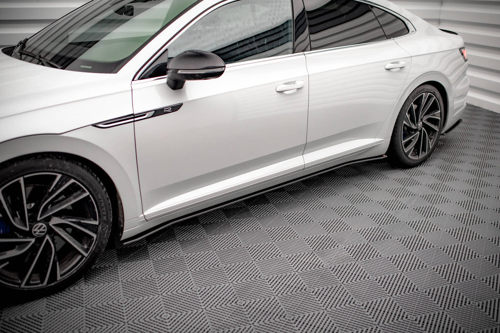 Maxton Design Street Pro Street+ Seitenschweller Leisten V.2 passend für VW Arteon R / R-Line Limousine / Shooting Brake Mk1 Facelift