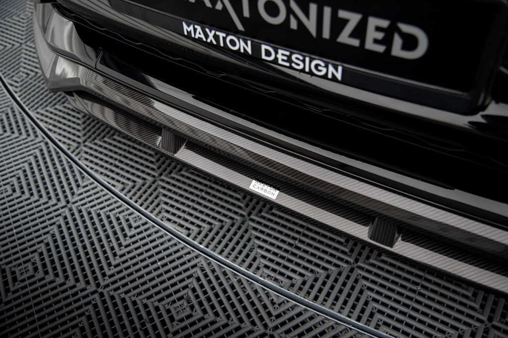 Maxton Design Prepreg Carbon Fiber Street+ Spoilerlippe Front Ansatz passend für Audi RSQ8 Mk1