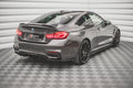 Maxton Design Heck Ansatz Flaps Diffusor V.3 passend für BMW M4 F82 schwarz Hochglanz