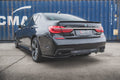 Maxton Design Street+ Mittlerer Diffusor RACE passend für BMW 7 M-Paket G11 /G12 schwarz Hochglanz