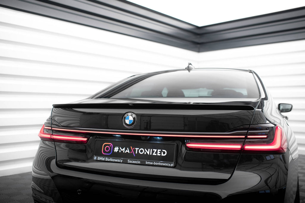 Maxton Design Spoiler CAP passend für BMW 7 G11 / G12 schwarz Hochglanz