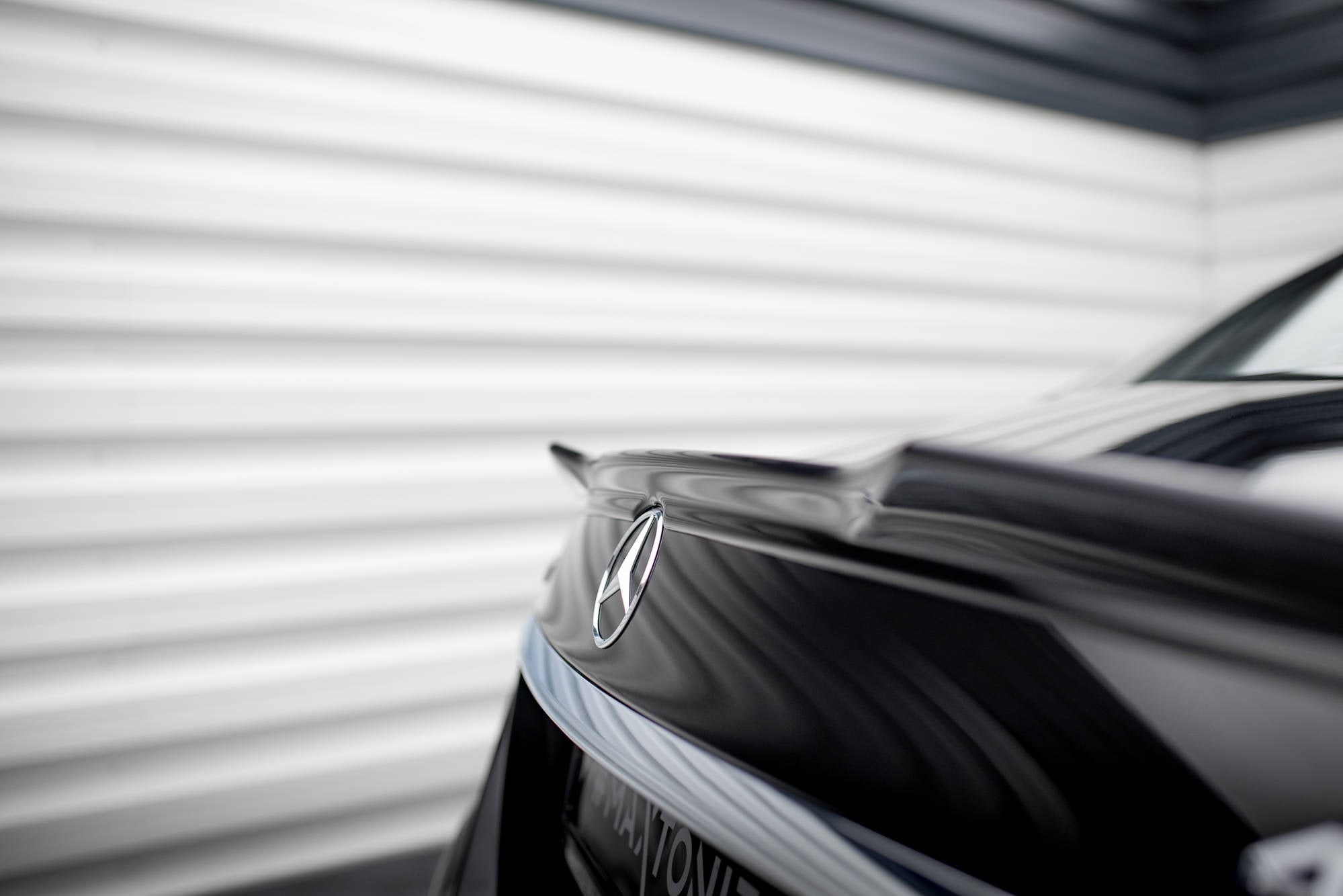 Maxton Design Spoiler CAP 3D passend für Mercedes-Benz S W222 / W222 Facelift schwarz Hochglanz
