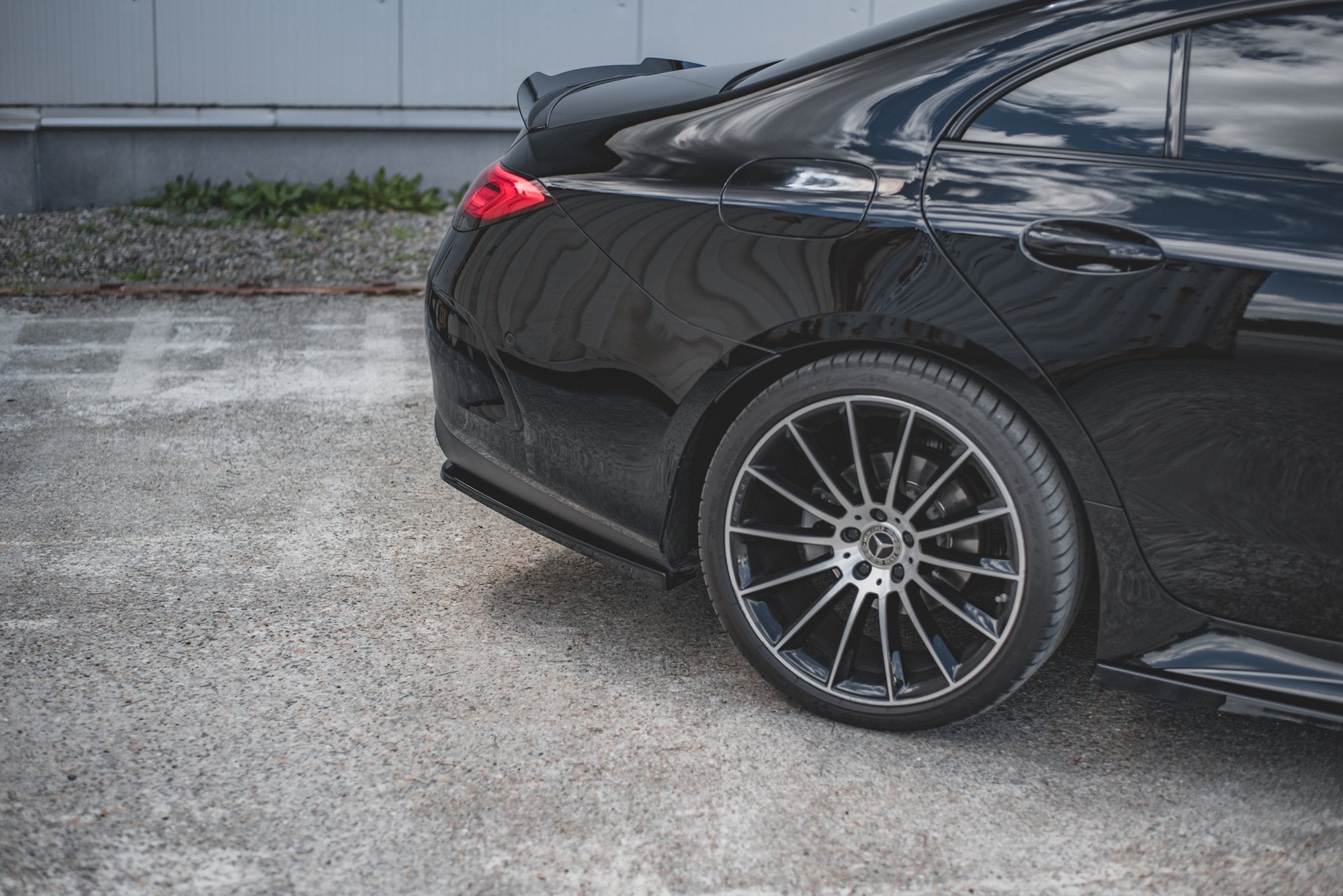 Maxton Design Heckansatz Mercedes-Benz CLS AMG-Line C257 schwarz Hochglanz für Mercedes-Benz CLS C257