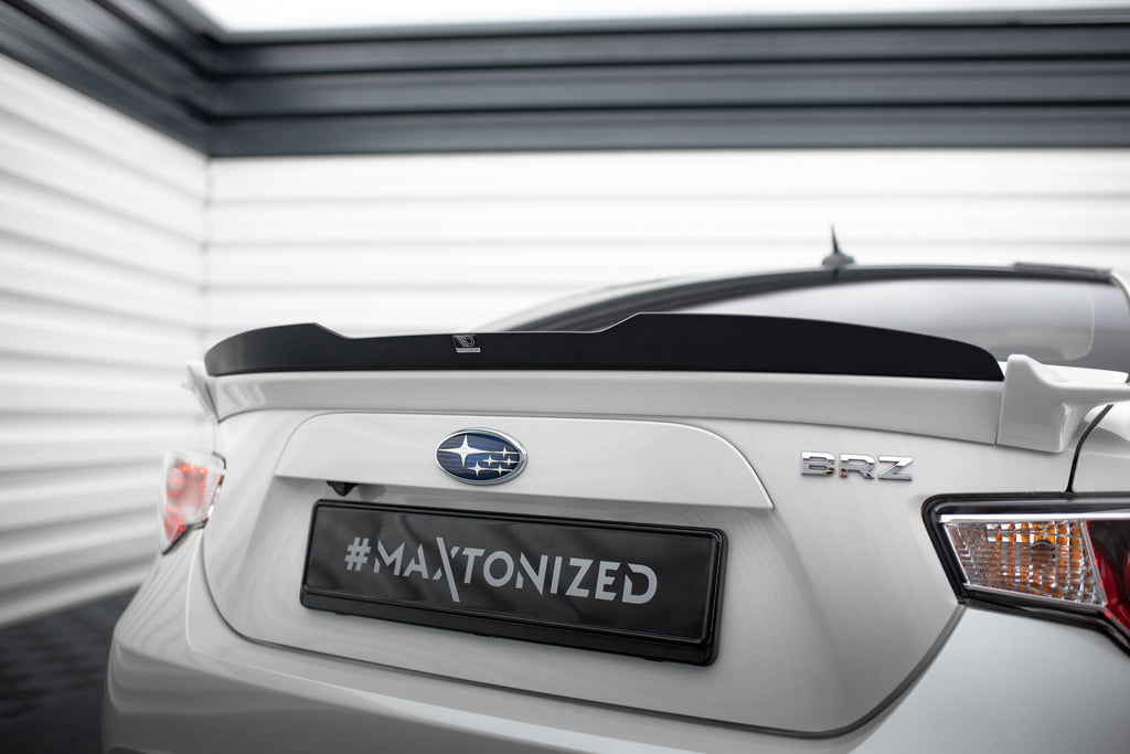 Maxton Design Spoiler CAP passend für Subaru BRZ Mk1 / Mk1 Facelift schwarz Hochglanz