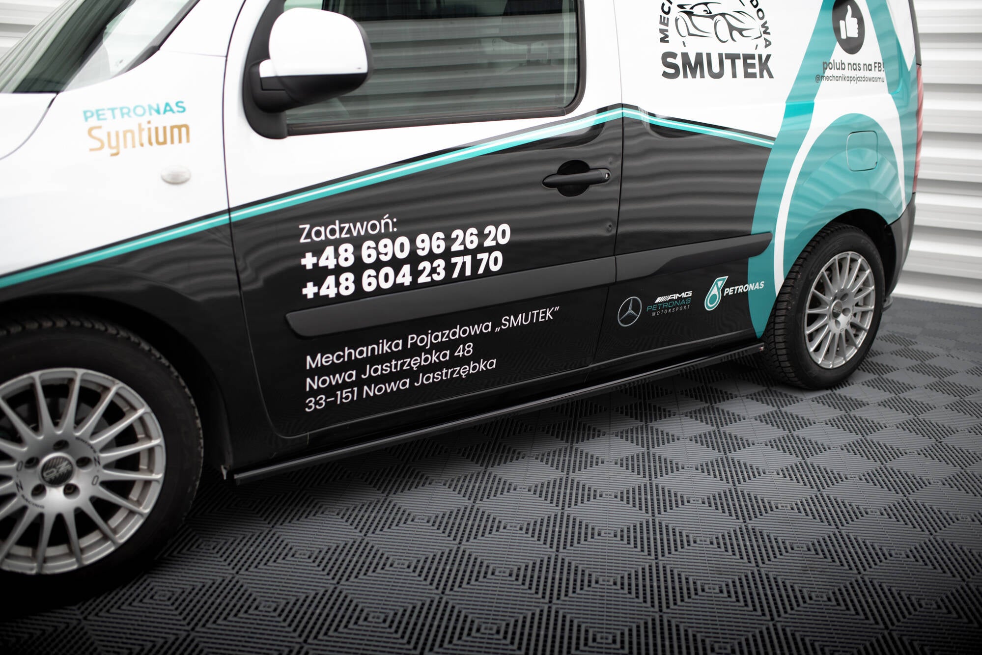 Maxton Design Street+ Seitenschweller Leisten passend für Mercedes-Benz Citan W415 schwarz Hochglanz