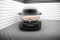 Maxton Design Street+ Spoilerlippe Front Ansatz passend für Renault Express Mk2 schwarz Hochglanz