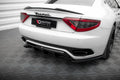 Maxton Design Diffusor Heck Ansatz passend für Maserati Granturismo Mk1 schwarz Hochglanz