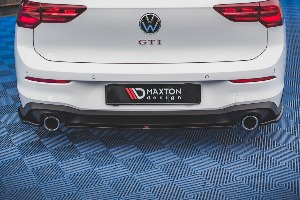 Maxton Design Heckansatz VW Golf GTI Mk8 schwarz Hochglanz für Volkswagen Golf Mk8