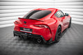 Maxton Design Heck Ansatz Flaps Diffusor V.3 passend für Toyota Supra Mk5 schwarz Hochglanz